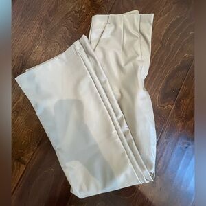 Abercrombie Vegan Leather Slim Flare Pants